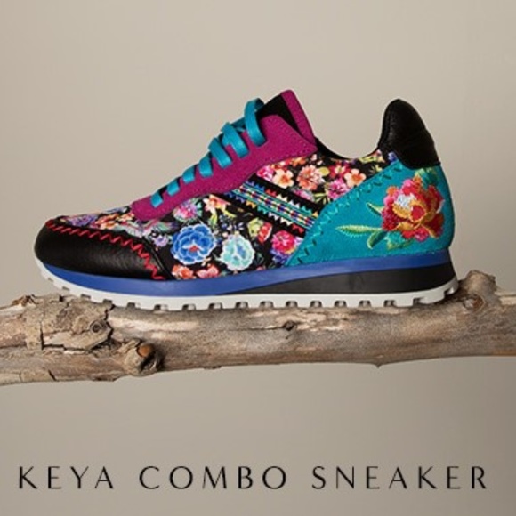 Johnny Was Shoes - NWOT Johnny Was "Keya Combo Floral " Sneakers